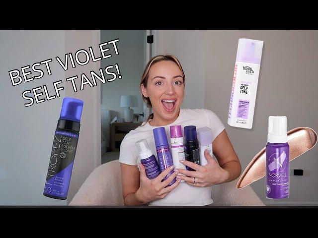 5 VIOLET Self Tanners I've Been LOVING Lately!