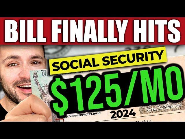 $125/Mo Social Security INCREASE Bill Returns… Vote FORCED by House