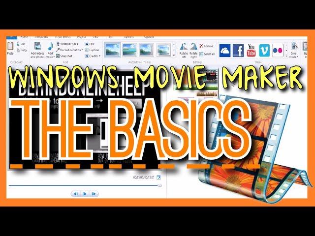 How to Use Windows Movie Maker // The Basics