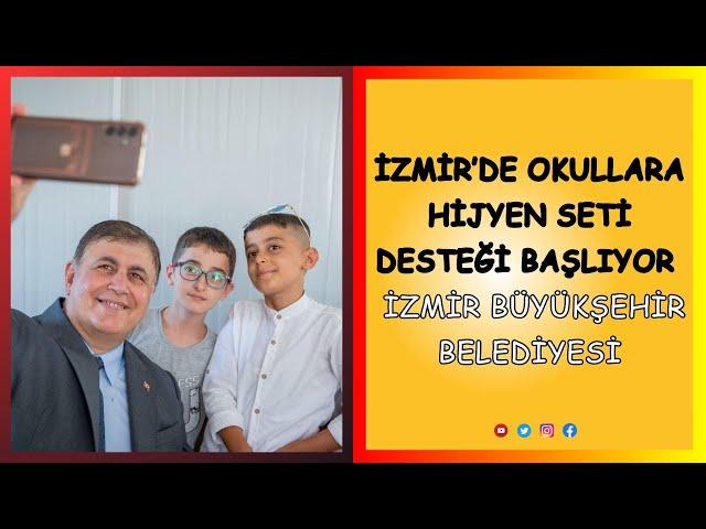 İzmir’de okullara hijyen seti desteği başlıyor | İzmir Büyükşehir Belediyesi