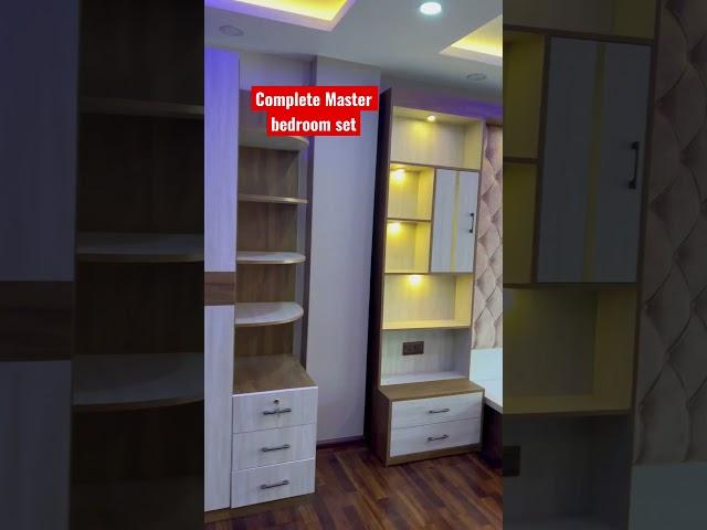 Modular furniture,Modular bedroom set price,bedroom interior design,Wardrobe for master bedroom,bed