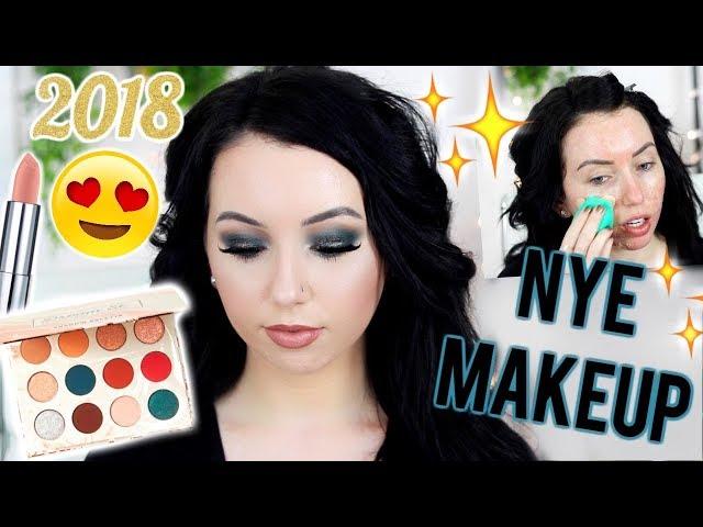 AFFORDABLE FULL FACE NEW YEARS EVE MAKEUP LOOK! KathleenLights x Colourpop Dream St. Palette