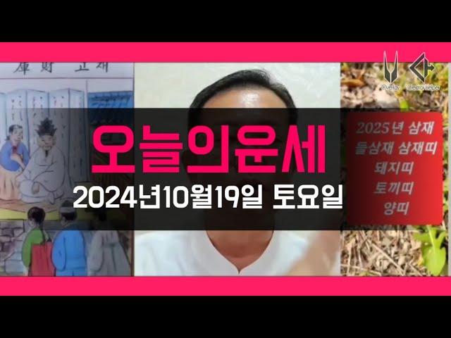 오늘의운세 2024년10월19일 토요일 띠별운세 총운 / 11월 운세 #운세 #오늘의운세 #11월운세