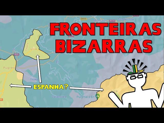 10 fronteiras mais BIZARRAS do mundo 