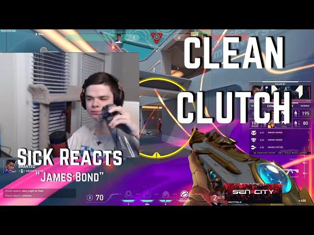 SEN SicK REACTS to this CLEAN CLUTCH... BRANTED ! | VALORANT Clips / Highlights