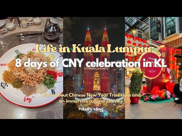 Roaring into Year of the Dragon l Chinese New Year Tradition in KL, Food, Celebration POV Vlog Part1