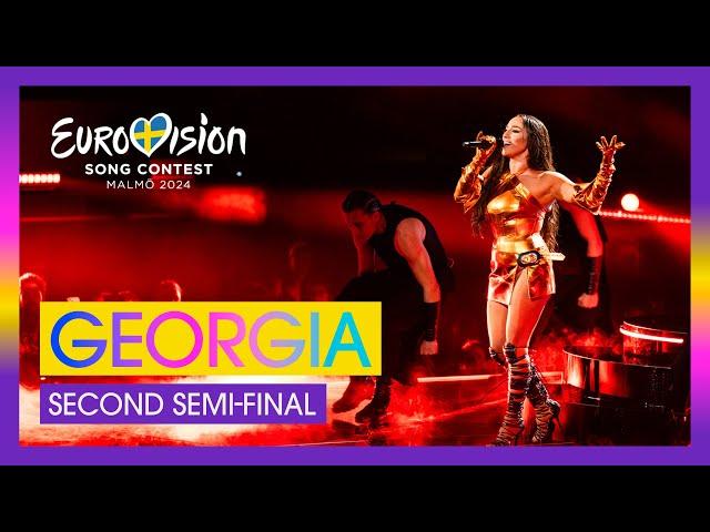 Nutsa Buzaladze - Firefighter (LIVE) | Georgia  | Second Semi-Final | Eurovision 2024