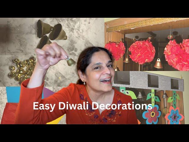 DIY Diwali Decorations: Quick & Easy Ideas with Cardboard, Paper, Bells, and Mirrors
