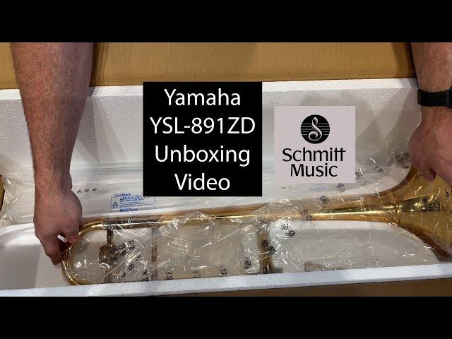 A CUT BELL YAMAHA?!  Yamaha YSL-891ZD Trombone Unboxing