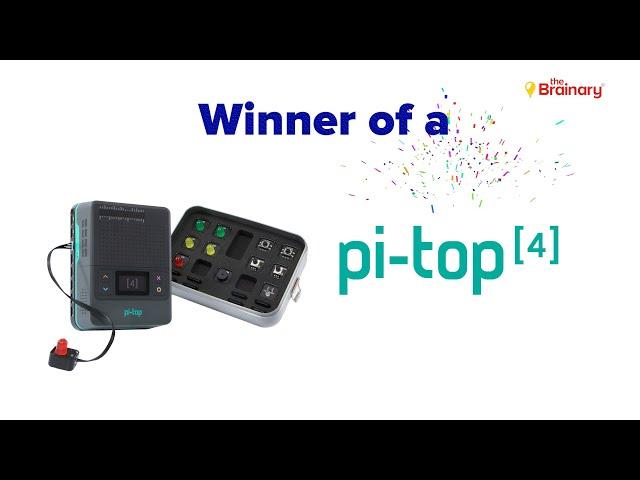 Winner of a Pi-top[4] at #EduTECH