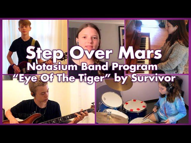 STEP OVER MARS performs "Eye of the Tiger" by Survivor