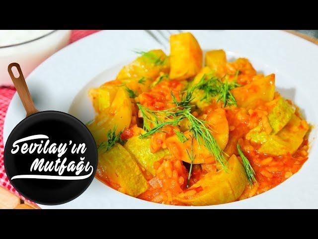 Zeytinyağlı Kabak Yemeği Nasıl Yapılır? | Pirinçli Kabak Yemeği Tarifi