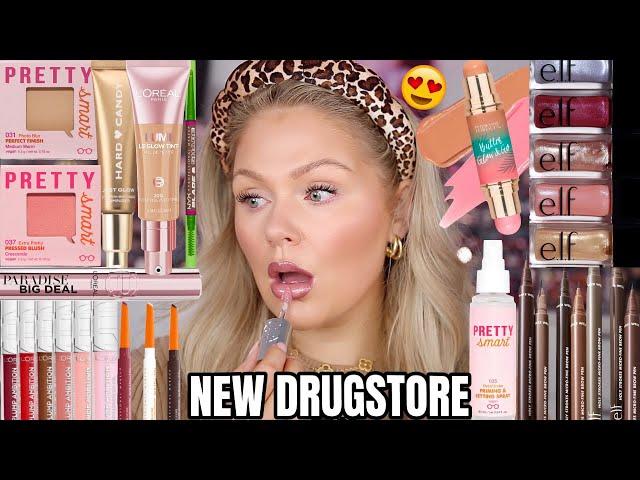 I Tried VIRAL New *DRUGSTORE* Makeup 2025  New ELF, Loreal, NYX & more! Drugstore Makeup Tutorial