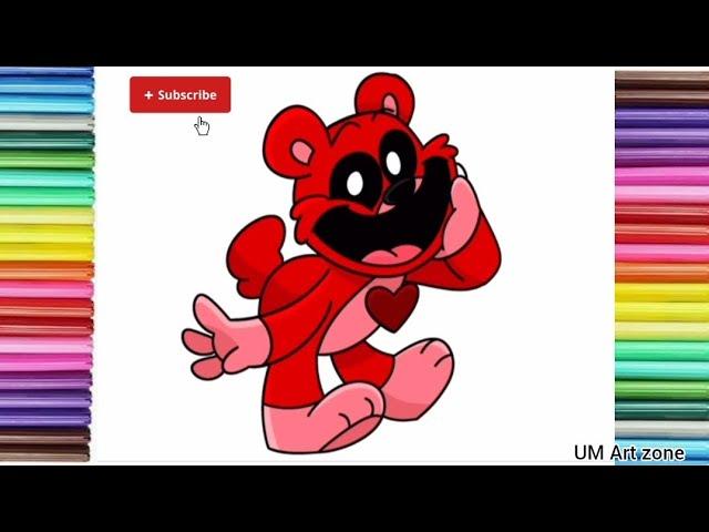 How to DRAW Bobby Bearhug -Smiling Critters - [ Drawing POPPY PLAYTIME Characters ]