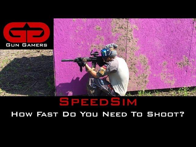 SpeedSim: How Fast Do You Need To Shoot on the Field?