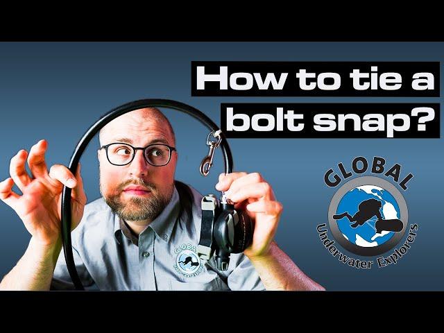 How to tie a bolt snap? - Preparation for GUE Fundamentals Class