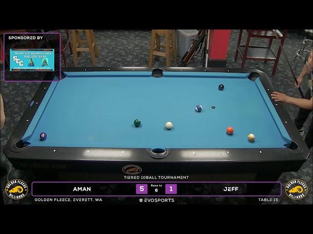 AMAN vs JEFF - GOLDEN FLEECE - TABLE 15 | EvoSports