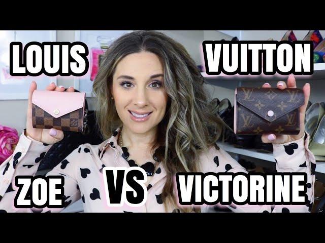 LOUIS VUITTON VICTORINE VS. ZOE WALLET