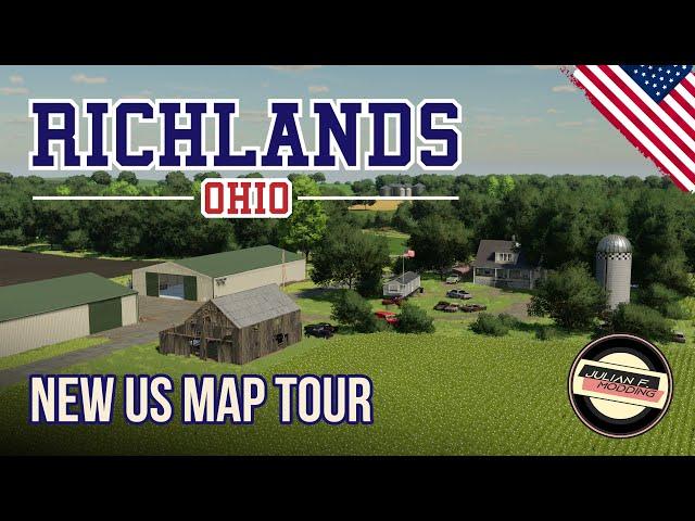 *NEW MAP* - Richlands Ohio from Julian F Modding is impressive! - FS22