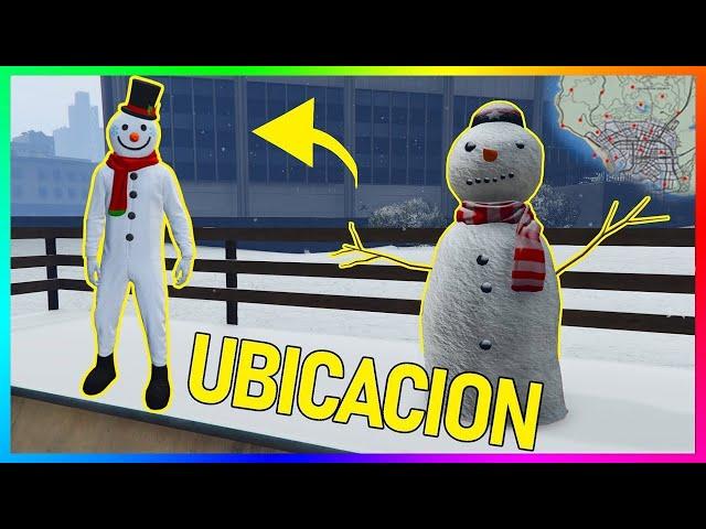 UBICACIONES DE LOS MUÑECOS DE NIEVE EN GTA 5 ONLINE! Actualizacion Navidad 2024