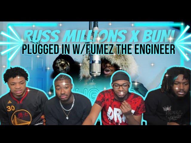 AMERICAN BROTHERS REACT TO Russ Millions x Buni - Plugged In W/Fumez The Engineer | Pressplay