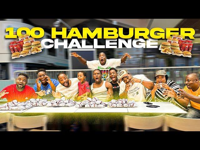 100 HAMBURGER CHALLENGE!! HO SFIDATO TUTTA LA MIA FAMIGLIA! Chi mangia di più ? FINALE FOLLE!