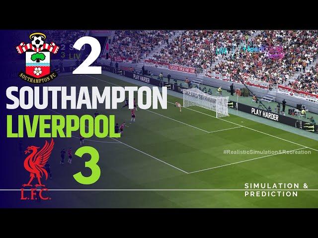 SOUTHAMPTON 2-3 LIVERPOOL • Highlights • Premier League 24/25 | Simulation/Recreation