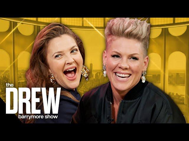 P!NK Gives Drew Barrymore Heartfelt Parenting Advice | The Drew Barrymore Show