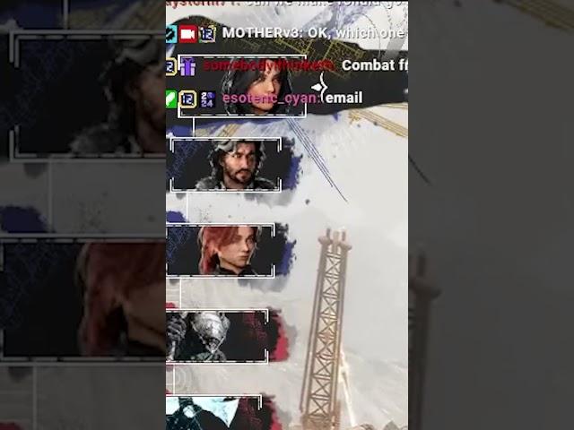 MOTHERv3 reacts to a proposal from her chat...