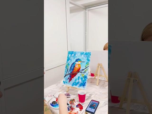 Создание шедевров всего за 3 часа! #акриловаяживопись #artyflow #russia #аrtparty #артвечеринки