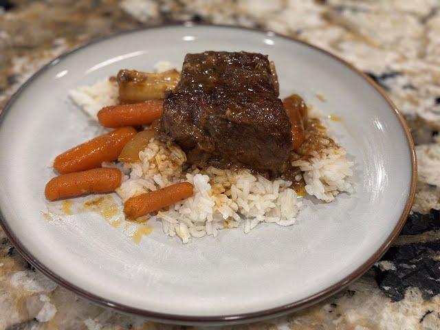 WHAT'S FOR DINNER?  THE BEST SHORT RIBS, RICE, AND CARROTS  #quickandeasymeals