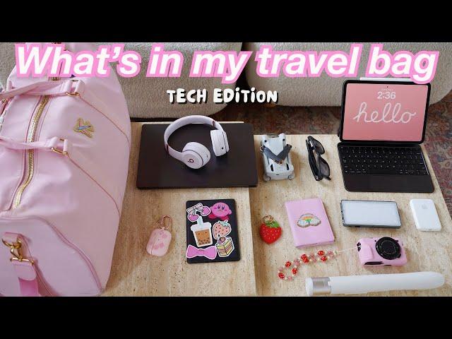 What’s In My Travel Tech Bag- My Travel ESSENTIALS!