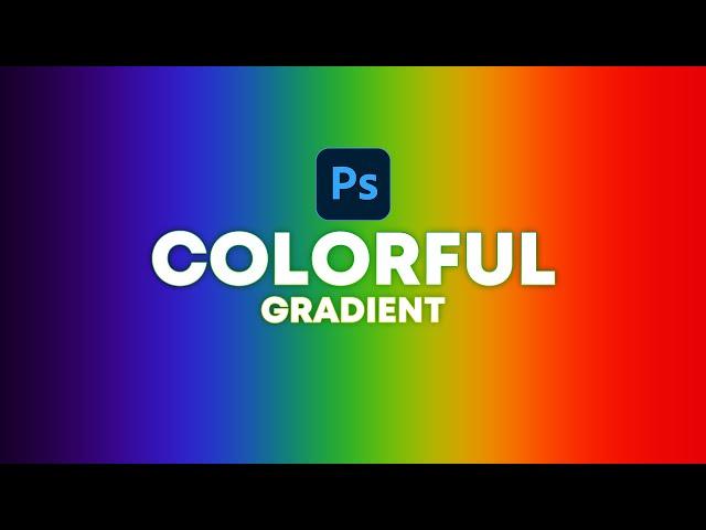 How to Create a Colorful Gradient Background | Photoshop Tutorial
