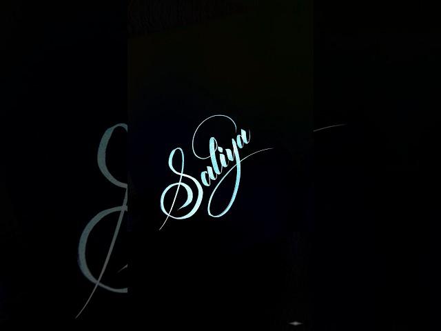 Art by ARTIST DINESH #calligraphy #handwriting #youtubeshorts #shorts