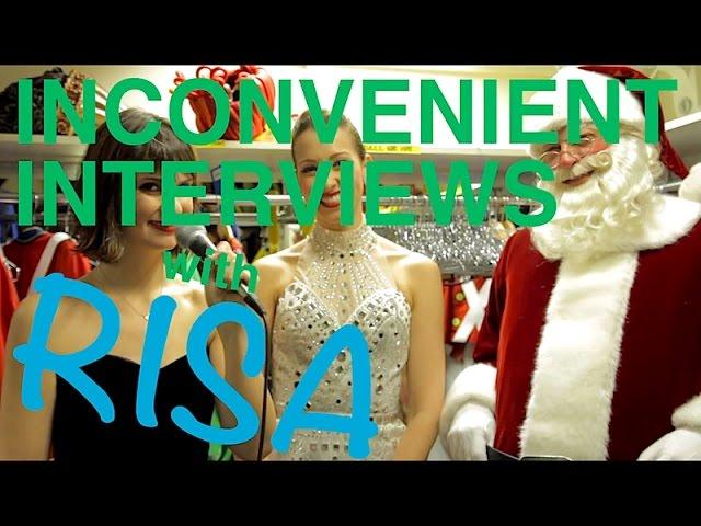 Inconvenient Interviews w/ Risa:Backstage w/ the Rockettes & Santa! | HelloGiggles