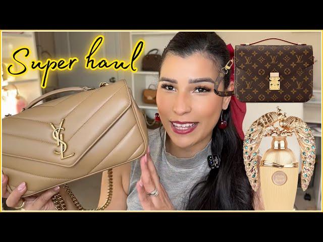 SUPER HAUL OF ARAB PERFUMES AND TWO NEW LV AND YSL BAGS