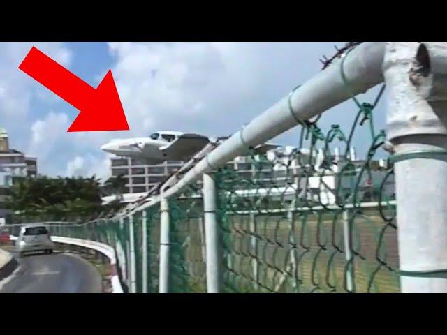 Plane Nearly HITS Fence - Daily dose of aviation