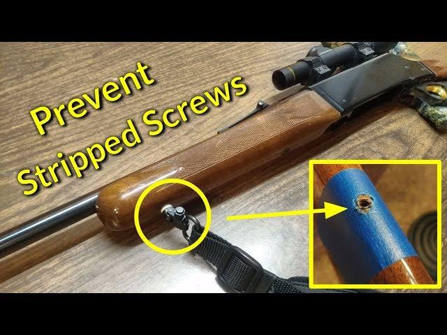 Installing a Rifle Sling: How to Prevent Stripped Screw in a Wood Gun Stock