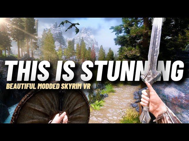 Fully modded SKYRIM VR on a 4090 is GORGEOUS! // Skyrim VR BEST Graphics Mods