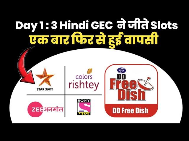 Day 1 | 3 Channels won Slots on DD Free Dish| DD Free Dish 85th E-Auction Update