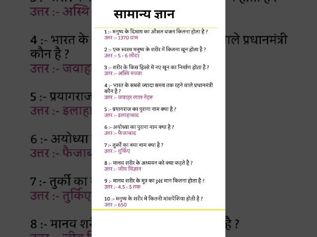 Most important gk question.#gk #gs #education #generalknowledge #ssc #gkhindi #gknowled #ias #ips.