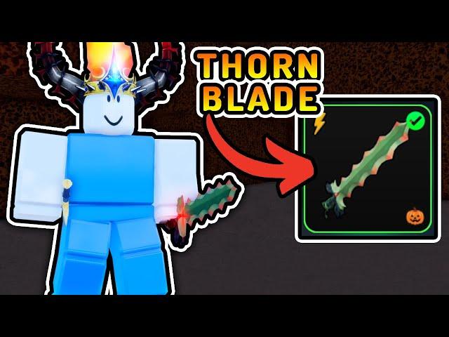 SHOWCASING The THORN BLADE In Roblox FLAG WARS!