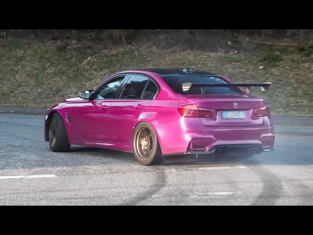 Cars leaving Tankstelle - FAILS, DRIFTS, Police, 1000HP RS6 C8, Revuelto, Aventador SVJ, 992 GT3 RS