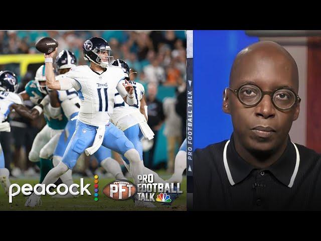 Titans’ offense moved better with Mason Rudolph than Will Levis | Pro Football Talk | NFL on NBC