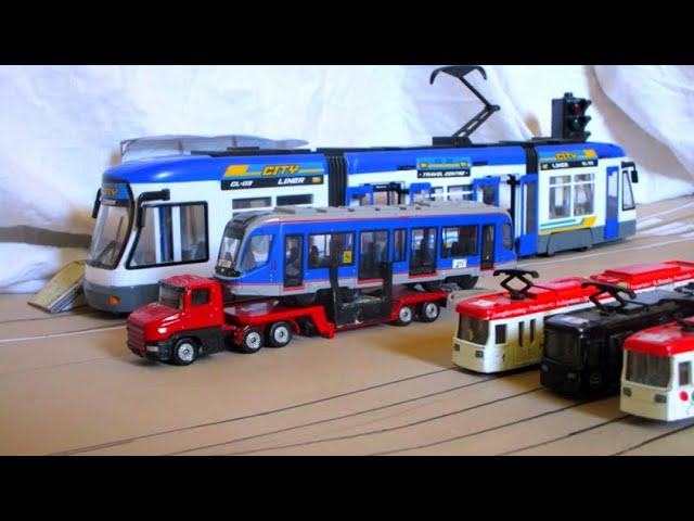 Spielzeug Straßenbahnen #modellbahn #siku #train #züge #vlak #dickietoys