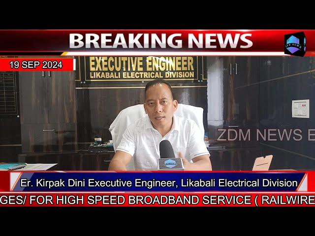 An Exclusive Interview with Er Kirpak Dini, EE on the Power scenario under Likabali Elect Division.