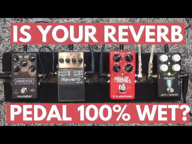 100% Wet Reverb Pedals: How To Know If A Reverb Pedal Allows Full Wet Sound?