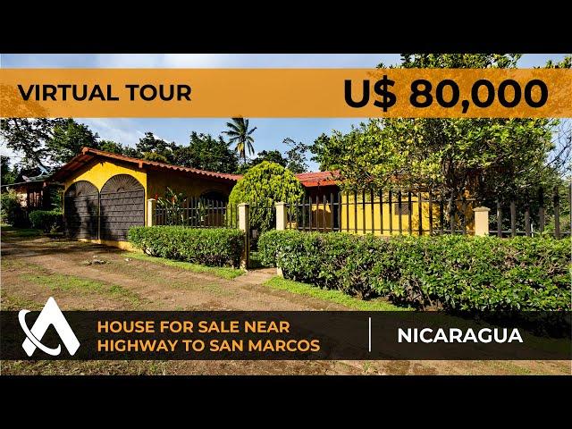 AVAILABLE! House for Sale in San Marcos @U$ 80,000 | Nicaragua Real Estate