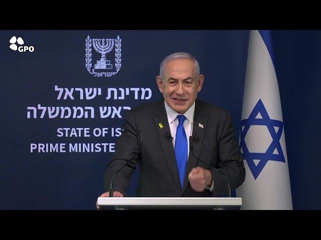 LIVE: PM Netanyahu Holds Press Conference