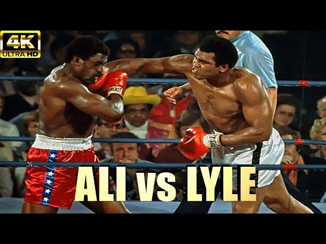 Muhammad Ali vs Ron Lyle | KNOCKOUT Legendary Boxing Fight | 4K Ultra HD